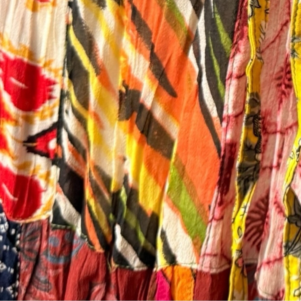 Young Threads Women's Patchwork Wide Leg Pants - … - image 2